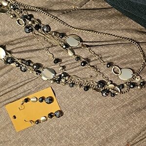 Matching earrings & necklace